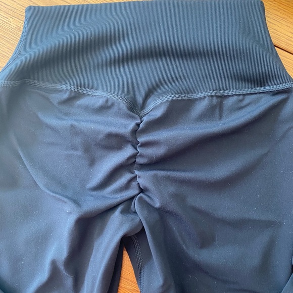 Gymshark Pants - Black Whitney Simmons rib waistband gymshark